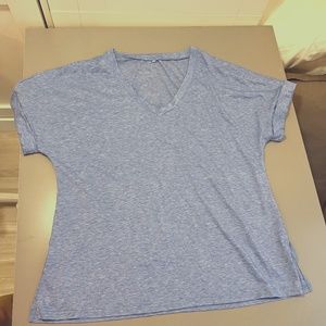 Cuff Sleeve Cotton Tee